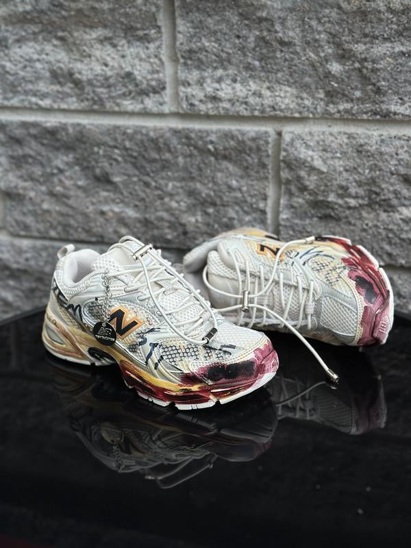 New Balance “DEMONSTRATE” 530 white/cream/burgundy edition