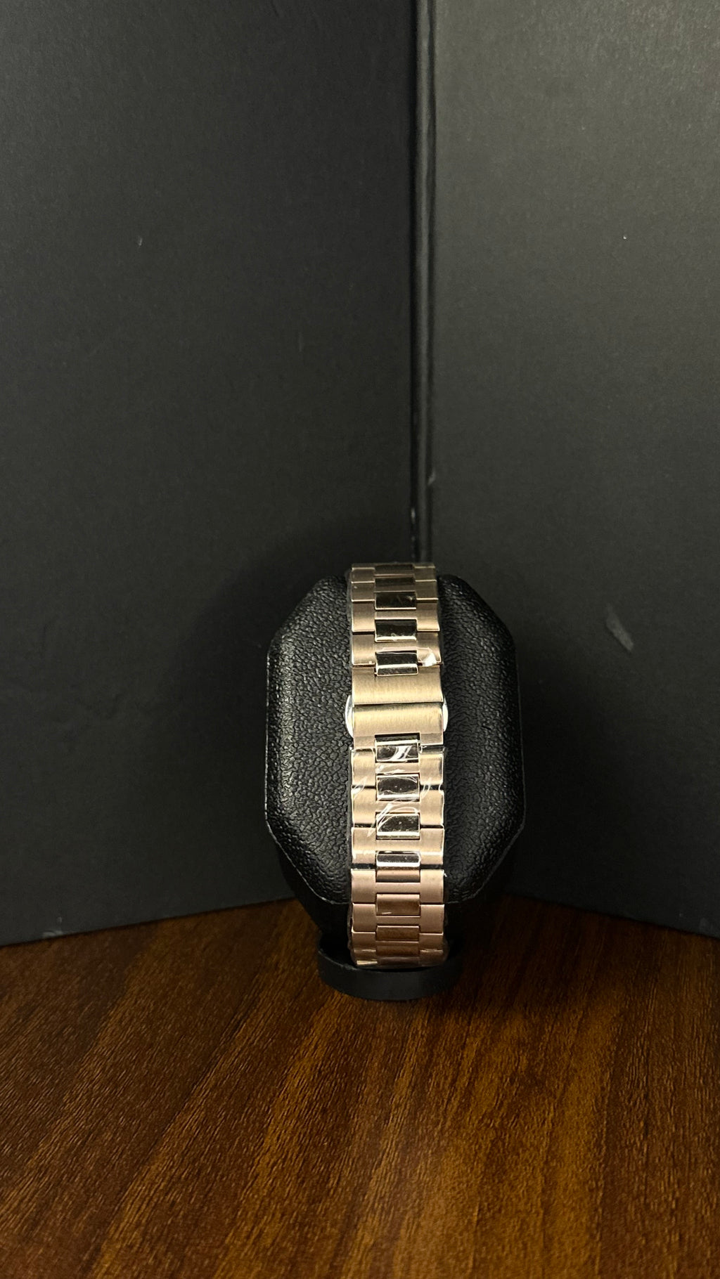 Kiosk Paris Rose Gold Chronograph Watch – Unshaped Square Dial Stainless Steel