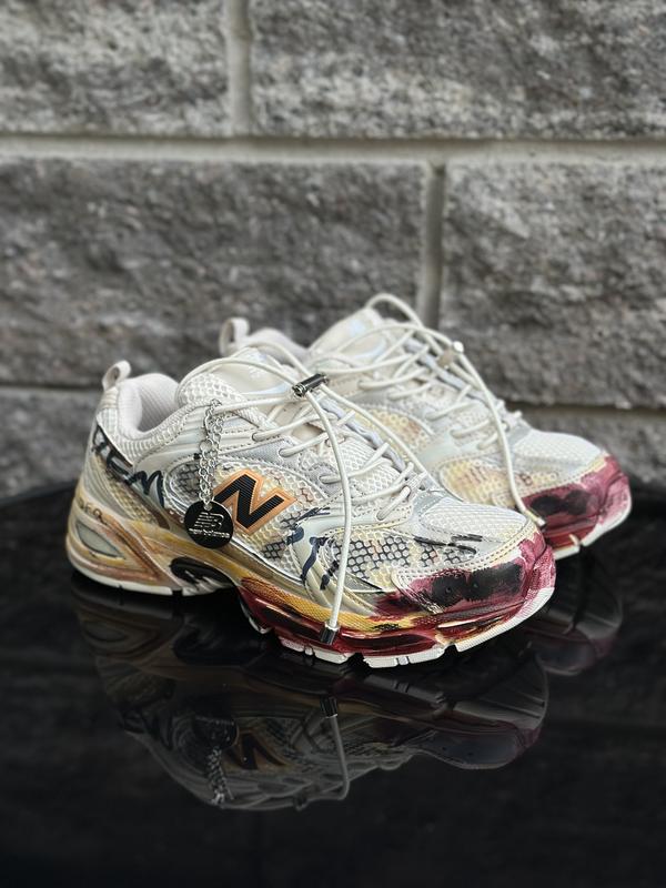 New Balance “DEMONSTRATE” 530 white/cream/burgundy edition