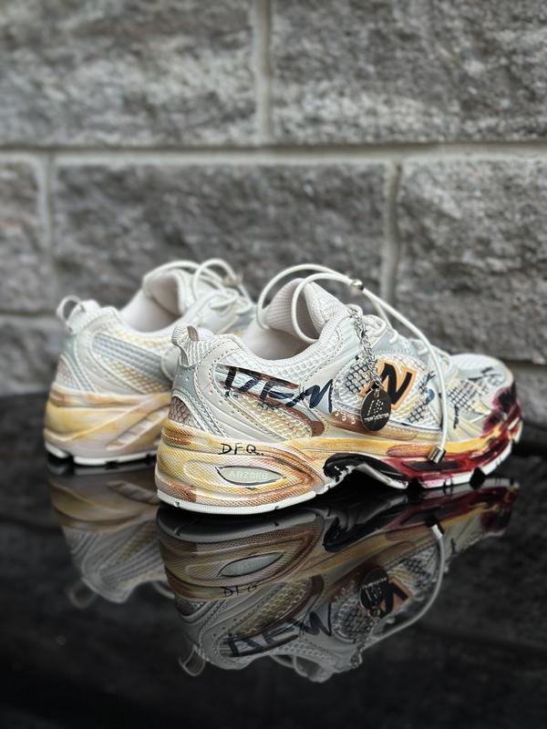 New Balance “DEMONSTRATE” 530 white/cream/burgundy edition