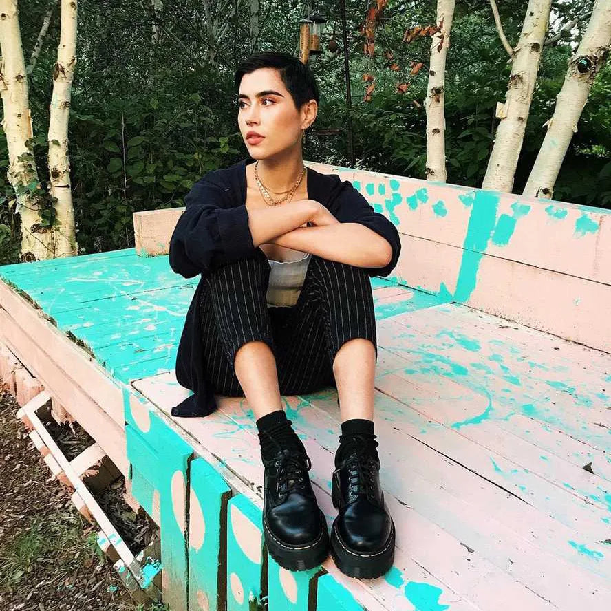 Women's Summer Soft Cotton Casual Low-Top Ankle Boots with Platform Sole 5-Hole Design Korean Style