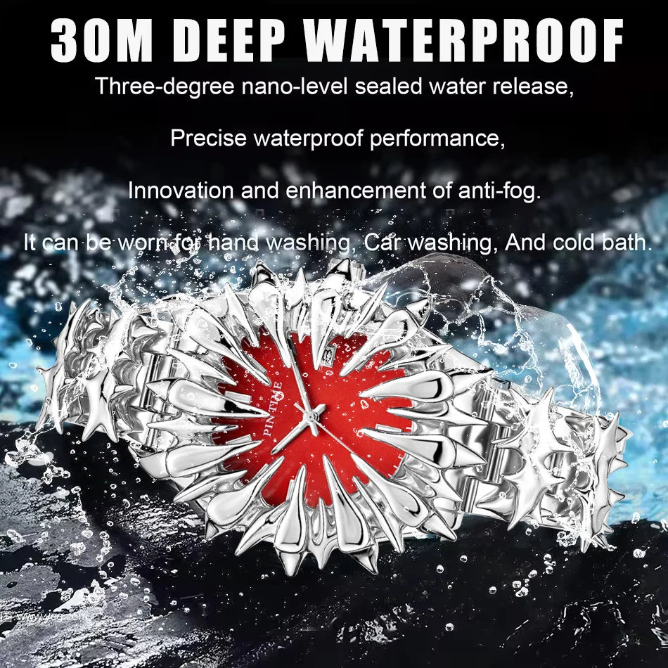 Original Heterosexual Claw y2k watch Quartz watchs European and American Irregular Dial Men gift Hip-hop luxury Men wristwatch