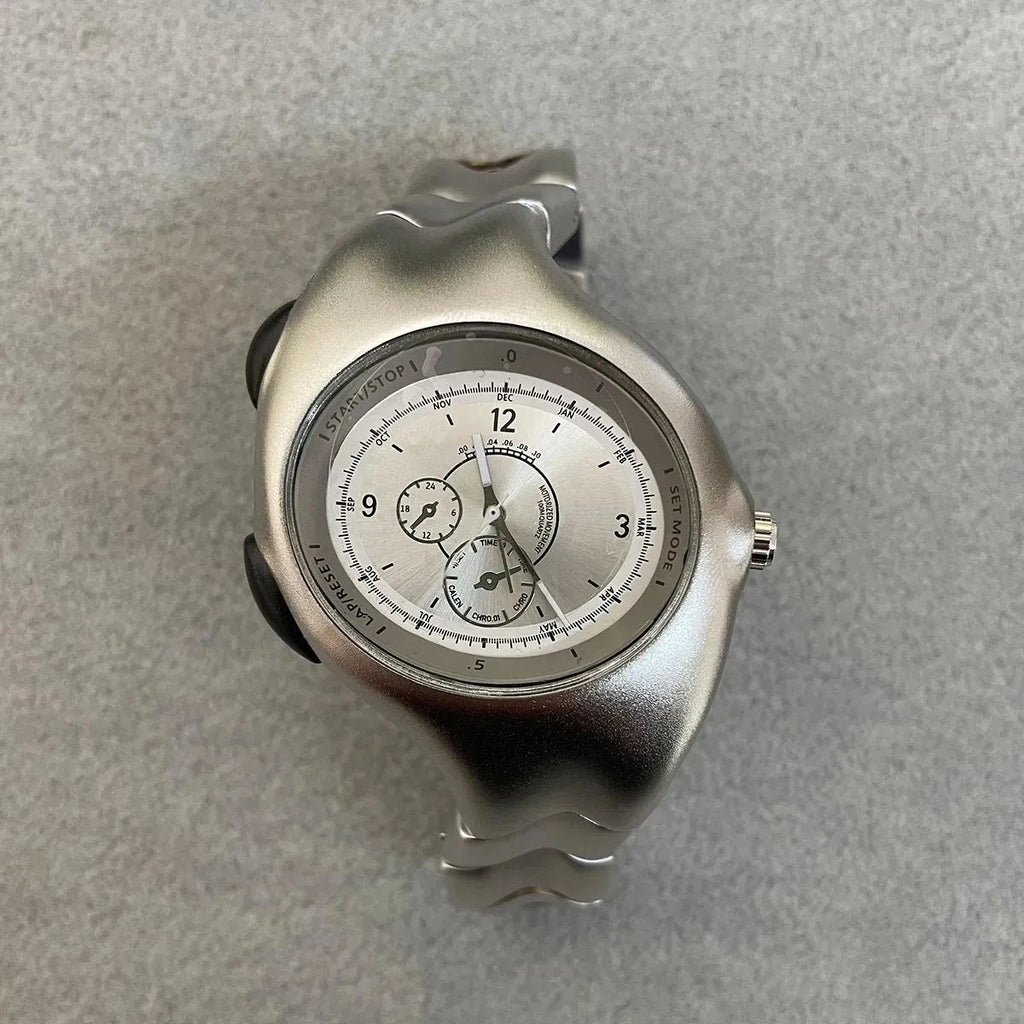 Alien Twist Original Ch Non-Mechanical Watch Y2K Fashion Trendyy Retro Watch Classy Ins Niche Sports