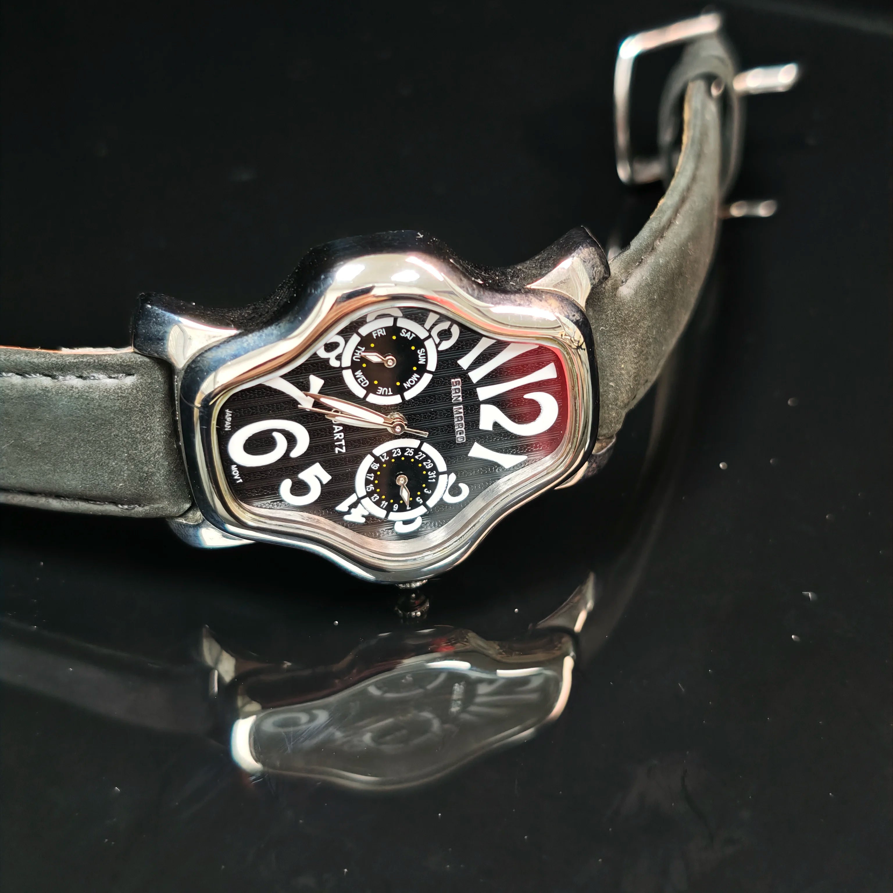 Rare opposite sex watch male y2k ghost imported quartz movement hand large number multifunctional imported quartz movement