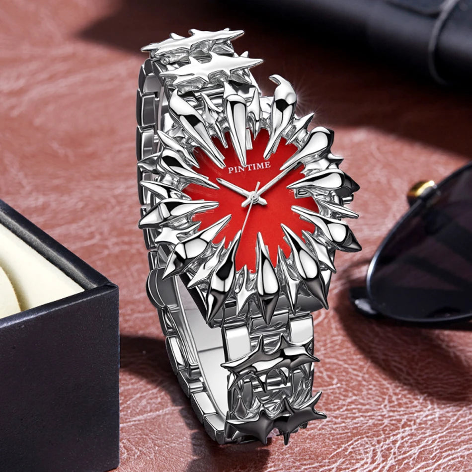 Original Heterosexual Claw y2k watch Quartz watchs European and American Irregular Dial Men gift Hip-hop luxury Men wristwatch