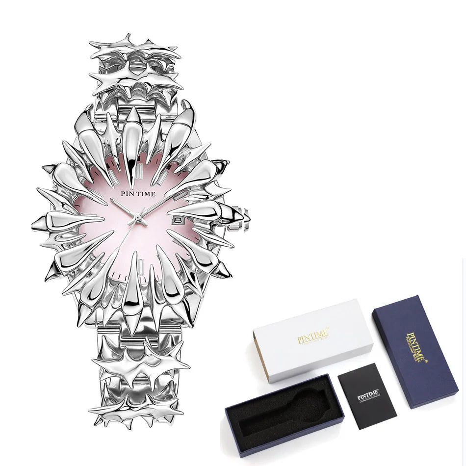 Original Heterosexual Claw y2k watch Quartz watchs European and American Irregular Dial Men gift Hip-hop luxury Men wristwatch