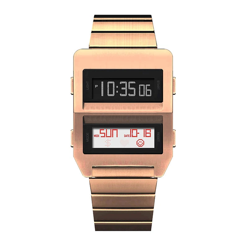 2026 Square Stainless Steel Quartz Watch Industrial Design Minimal Analog Timepiece with Japanese Miyota Movement Matching