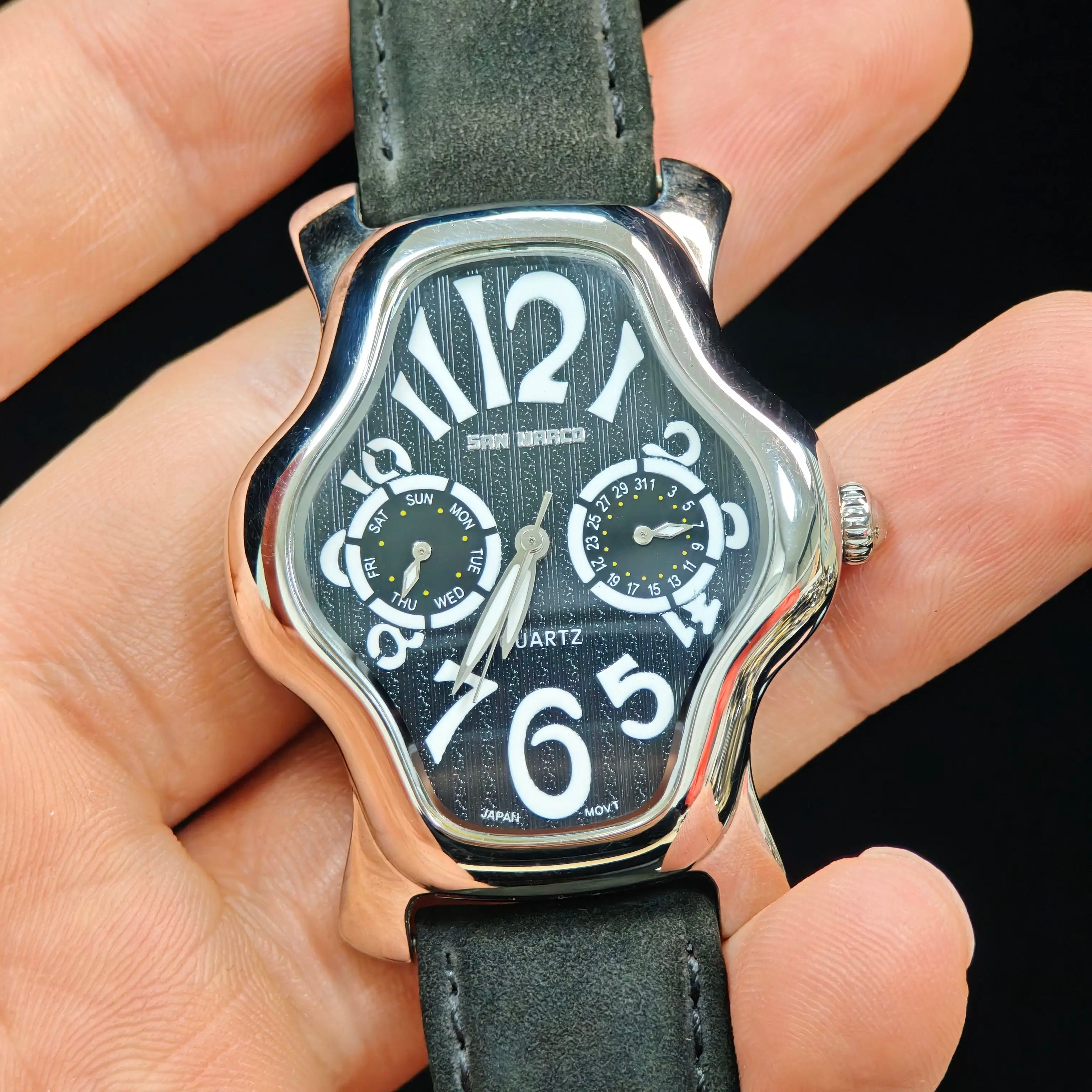 Rare opposite sex watch male y2k ghost imported quartz movement hand large number multifunctional imported quartz movement