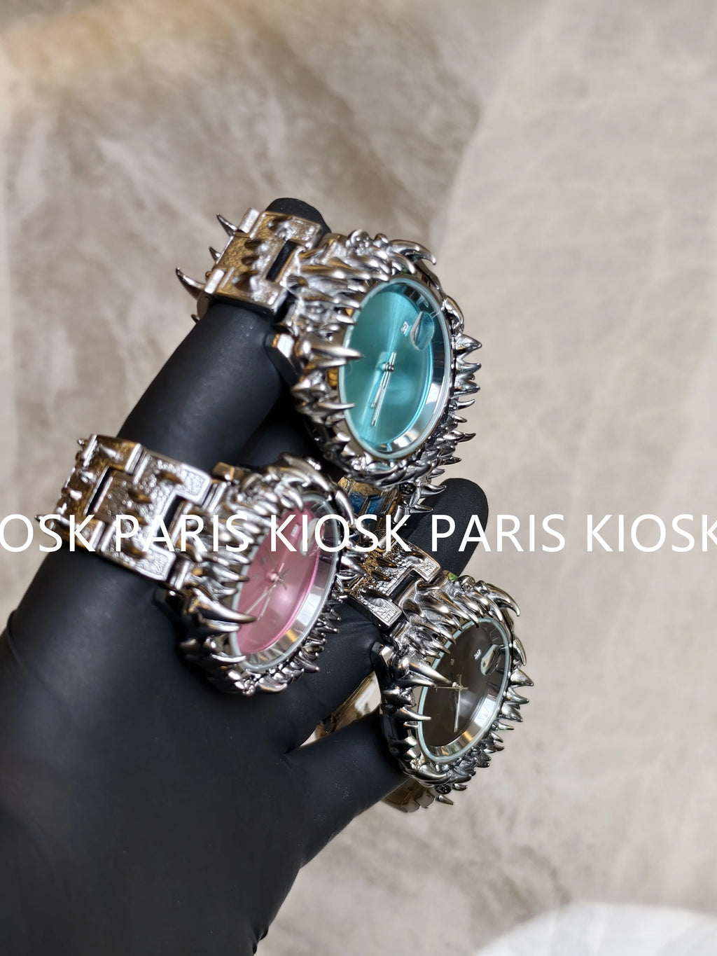 Genuine Kiosk Special-Shaped Watch Claw Wortter Retro Y2K European and American High-End Ins Same Style