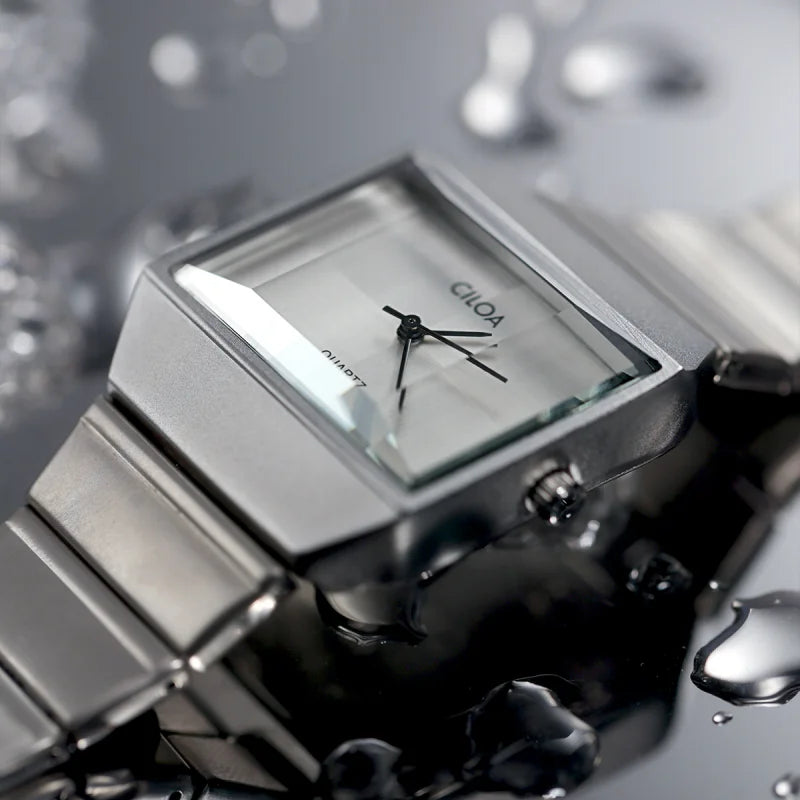 New arrival sugar cube watch for women, small and exquisite high-end luxury niche watch, 2024 new style workplace women's watch