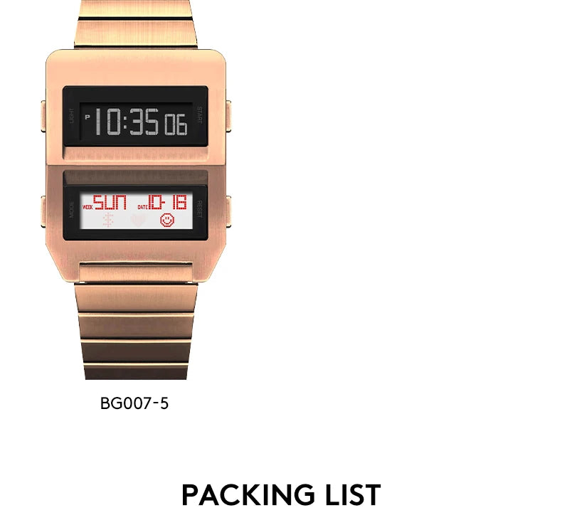 2026 Square Stainless Steel Quartz Watch Industrial Design Minimal Analog Timepiece with Japanese Miyota Movement Matching