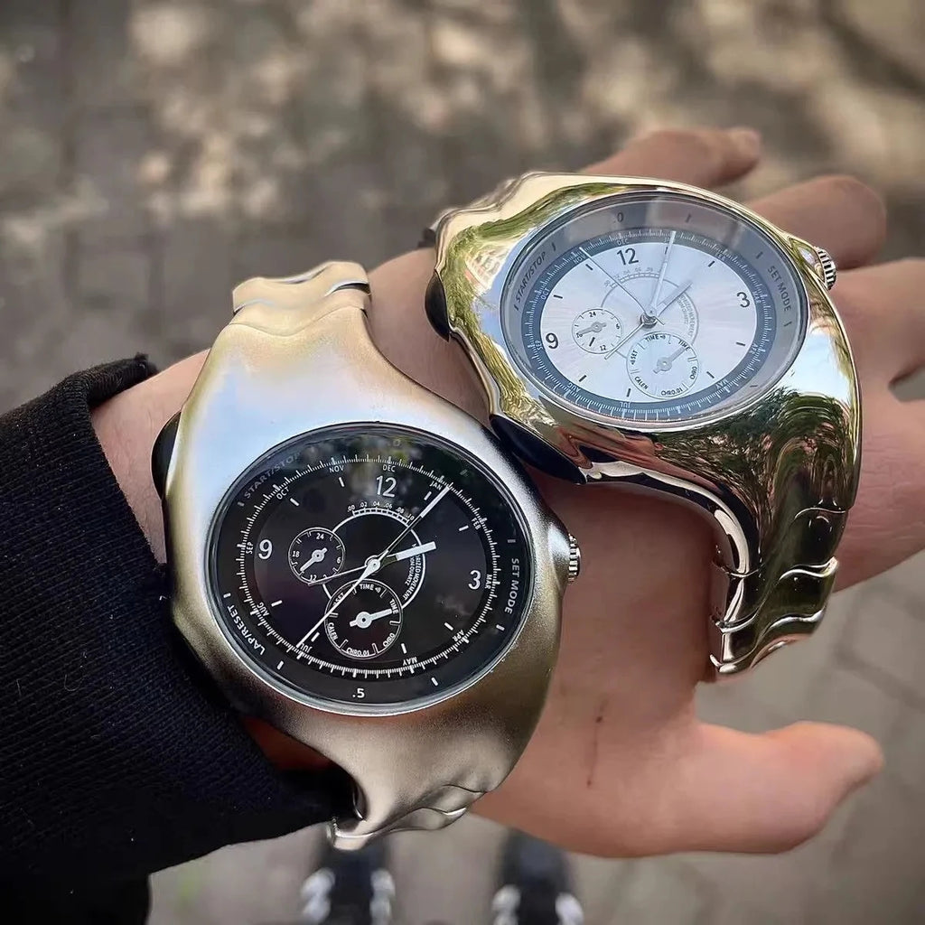 Alien Twist Original Ch Non-Mechanical Watch Y2K Fashion Trendyy Retro Watch Classy Ins Niche Sports