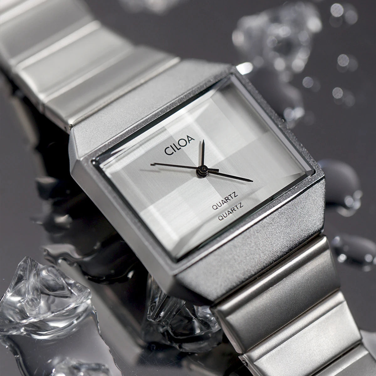 New arrival sugar cube watch for women, small and exquisite high-end luxury niche watch, 2024 new style workplace women's watch