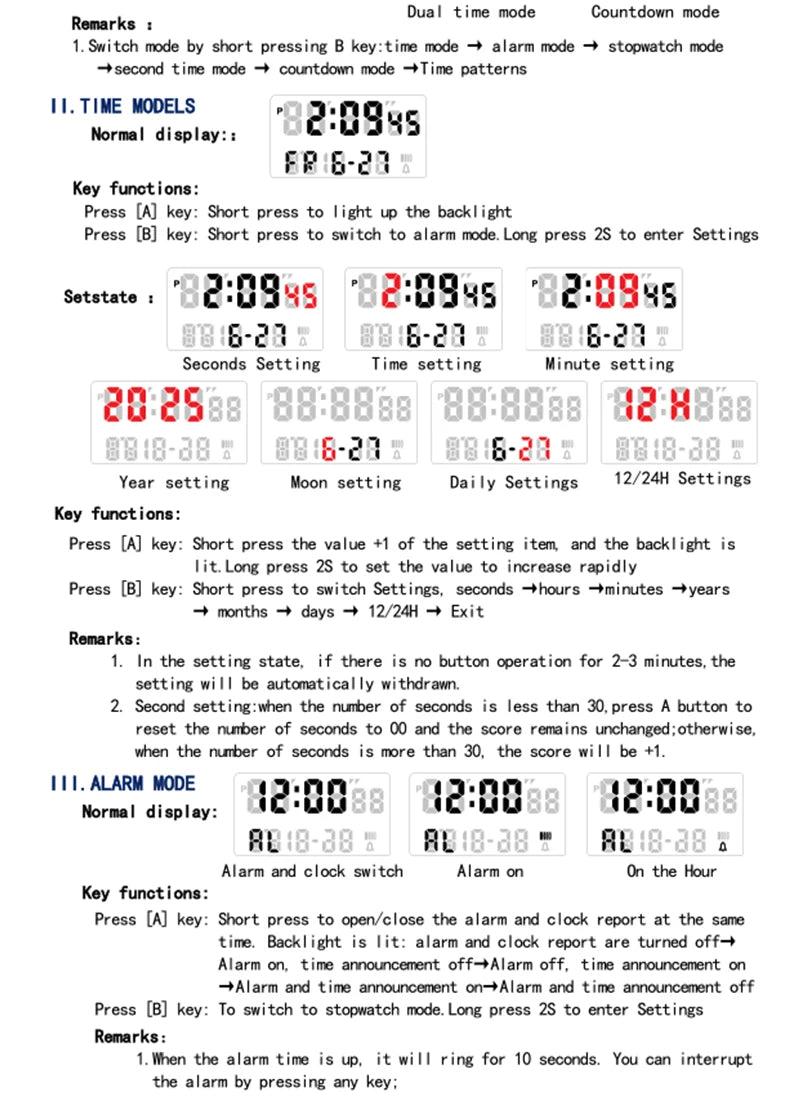 Fashion Unisex Digital Electronic Watch with Stopwatch Backlight Alarm Week Date Stainless Steel Band Wristwatch for Couple 0321