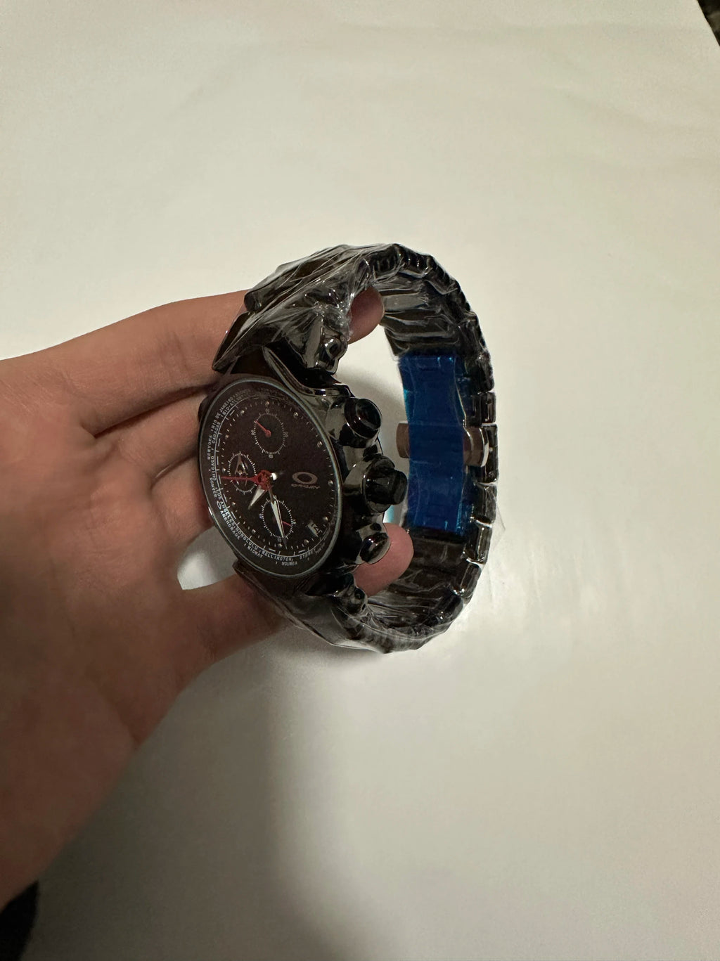 [Spot] vintage three-eye judge y2k millennium watch panda timing special-shaped retro fashion watch