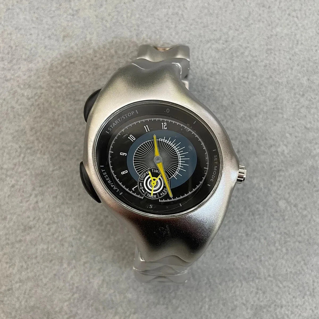 Alien Twist Original Ch Non-Mechanical Watch Y2K Fashion Trendyy Retro Watch Classy Ins Niche Sports