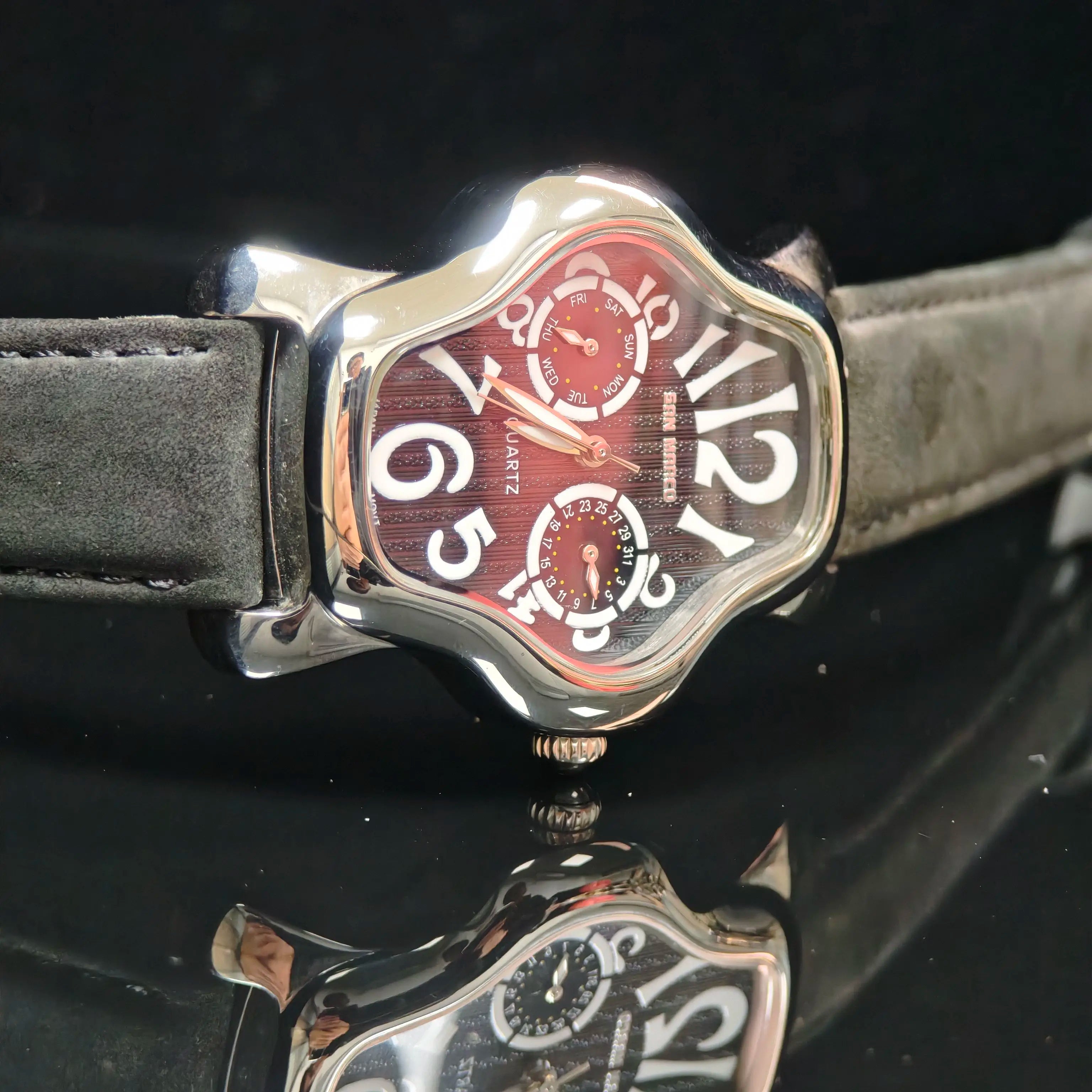 Rare opposite sex watch male y2k ghost imported quartz movement hand large number multifunctional imported quartz movement