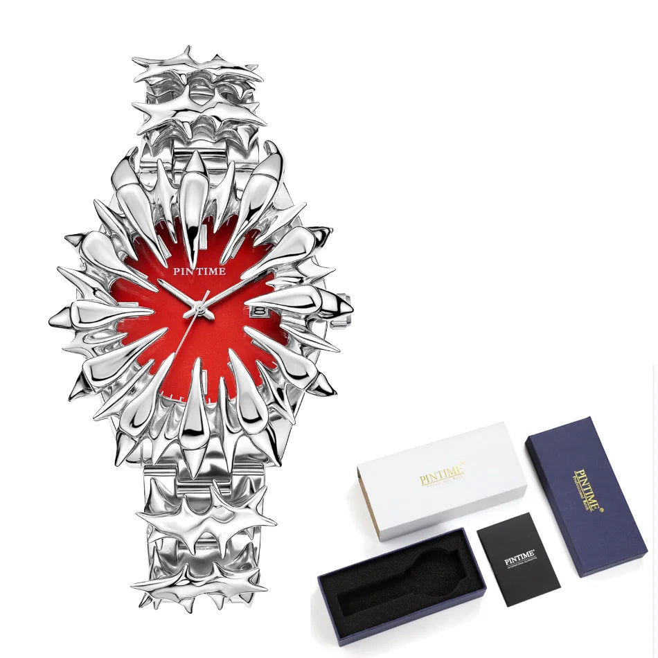 Original Heterosexual Claw y2k watch Quartz watchs European and American Irregular Dial Men gift Hip-hop luxury Men wristwatch