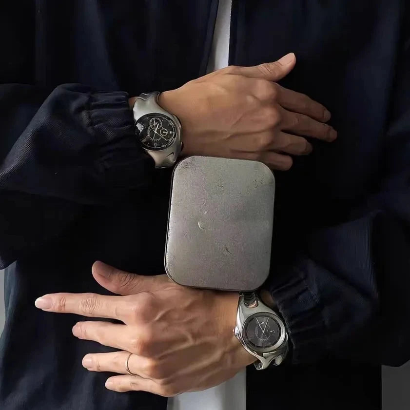 Alien Twist Original Ch Non-Mechanical Watch Y2K Fashion Trendyy Retro Watch Classy Ins Niche Sports