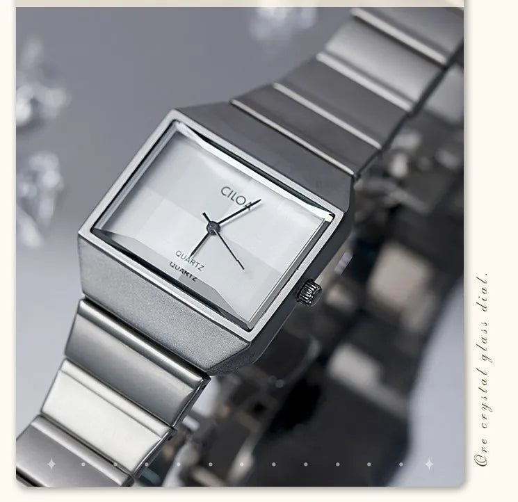 New arrival sugar cube watch for women, small and exquisite high-end luxury niche watch, 2024 new style workplace women's watch