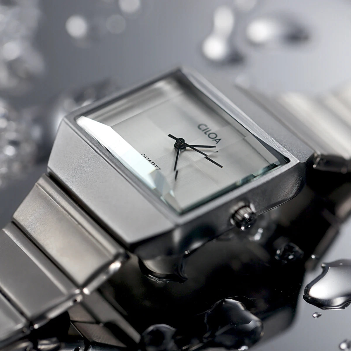 New arrival sugar cube watch for women, small and exquisite high-end luxury niche watch, 2024 new style workplace women's watch