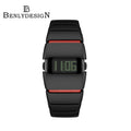 BENLYDESIGN Unique Metal Watches Retro-futuristic Watches For Men Punk Style Fashion Electronic Trendy Stylish Y2K Watches X6000